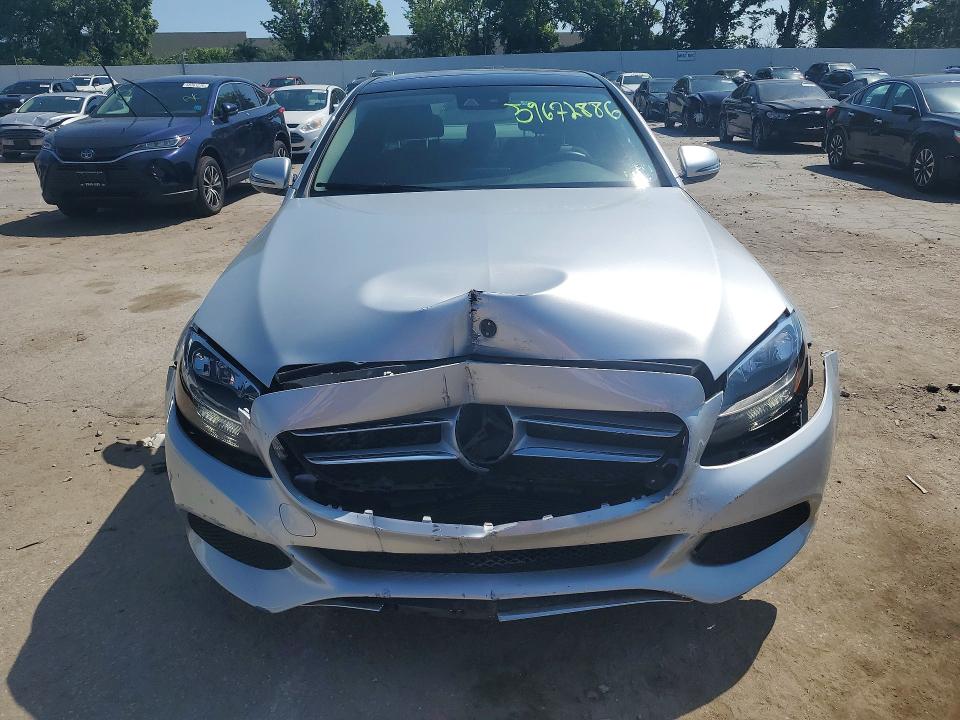 2016 Mercedes-benz C-klasse VIN WDDWF4KB5GR162376 COPART salvage auction — FRONT END, Mo - Salvage Certificate Of Title, sold $5,000 on 2026-07-28 (photo 5)