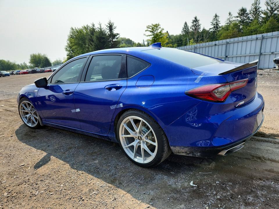 2021 Acura Tlx VIN 19UUB6F56MA801597 COPART salvage auction — VANDALISM, On - Permit No Brand - Unfit, sold $19,350 on 2026-08-18 (photo 2)