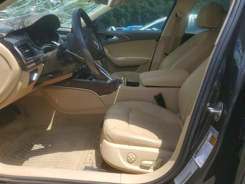 2013 Audi A6 VIN WAUGGAFC0DN055555 COPART salvage auction — ROOF, Ga - Cert Of Title-Salvage, sold $3,100 on 2026-07-31 (photo 7)