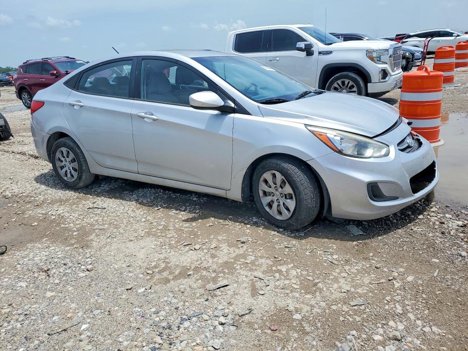 2015 Hyundai Accent VIN KMHCT4AE6FU802605 COPART salvage auction — FRONT END, Tx - Certificate Of Title, sold $100 on 2026-07-30 (photo 4)