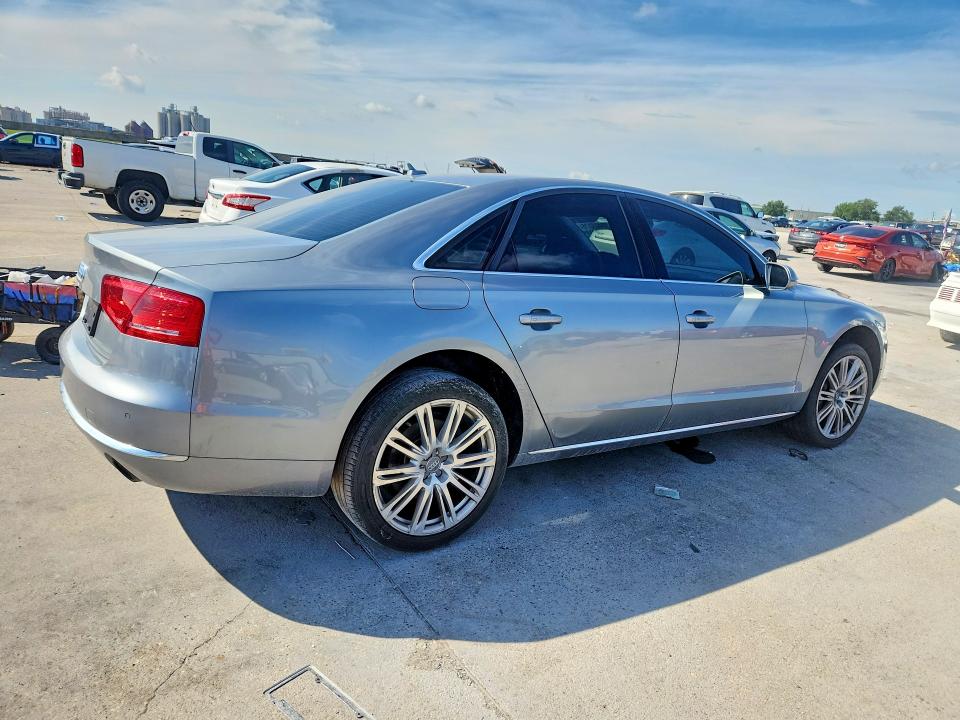 2013 Audi A8 VIN WAUAGAFD7DN030439 COPART salvage auction — FRONT END, LA - CERT OF TITLE-SALVAGE (P), sold $1,250 on 2026-07-27 (photo 3)