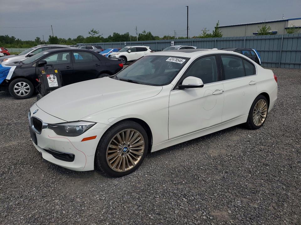 2015 BMW 3 series VIN WBA3C3C56FK202980 COPART salvage auction — WATER/FLOOD, On - Permit Irrepairable, sold $725 on 2026-08-06 (photo 1)