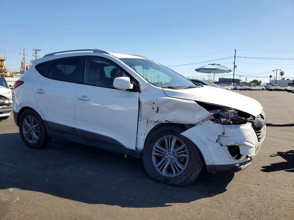 2015 Hyundai Tucson VIN KM8JU3AG7FU092680 COPART salvage auction — FRONT END, Ca - Cert Of Title-Salvaged, sold $2,300 on 2026-07-27 (photo 4)