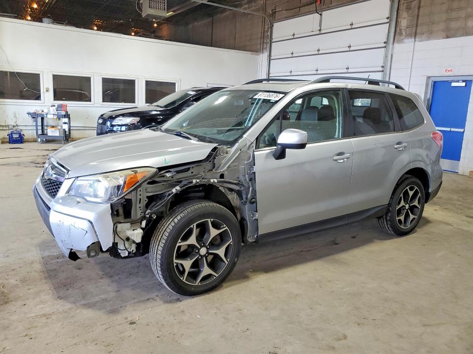 2014 Subaru Forester VIN JF2SJGDC3EH509495 COPART salvage auction — FRONT END, Mn - Cert Of Title-Prior Salvage, sold $875 on 2026-07-24 (photo 1)