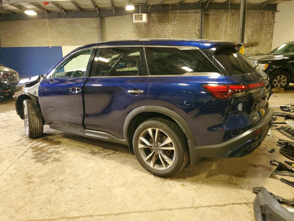 2024 Infiniti Qx60 VIN 5N1DL1FS1RC342989 COPART salvage auction — FRONT END, Salvage Title, sold $7,000 on 2026-09-16 (photo 2)
