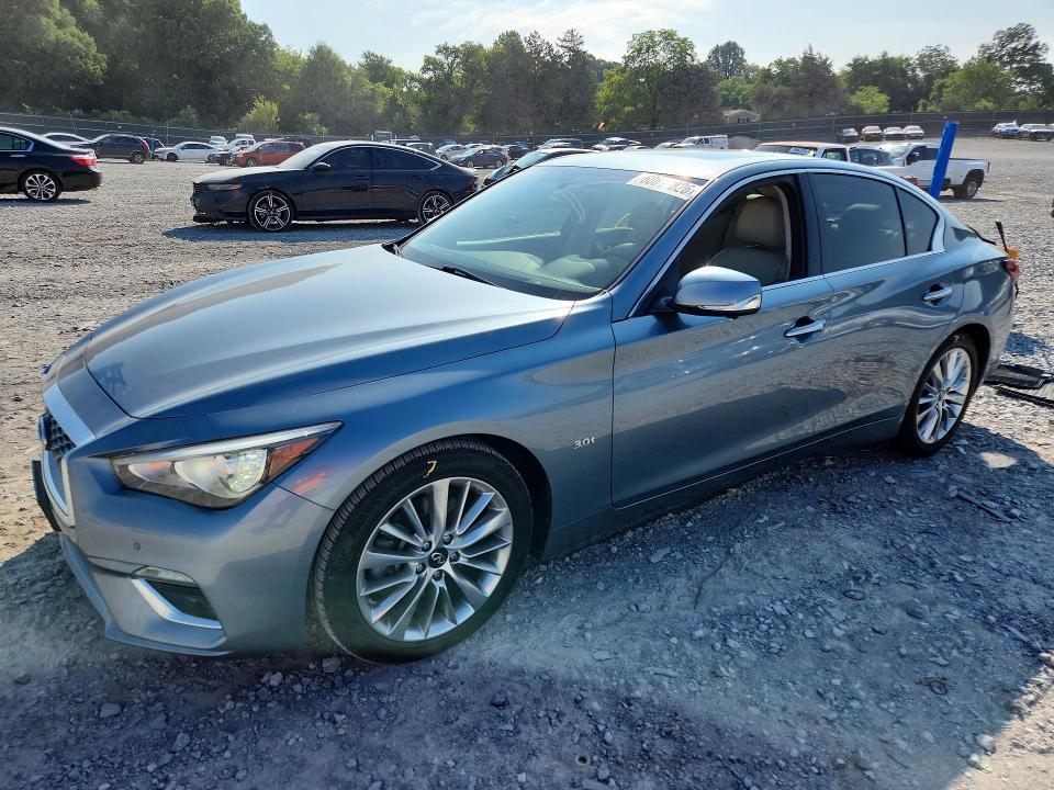 2020 Infiniti Q50 VIN JN1EV7AP5LM207026 COPART salvage auction — REAR END, TN - SALVAGE CERTIFICATE, sold $4,600 on 2026-07-23 (photo 1)