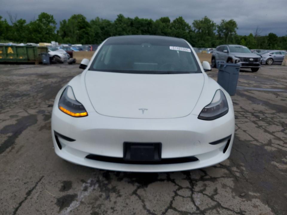 2022 Tesla Model 3 VIN 5YJ3E1EB2NF276154 COPART salvage auction — SIDE, NY - MV-907A SALVAGE CERTIFICATE, sold $6,600 on 2026-07-28 (photo 5)