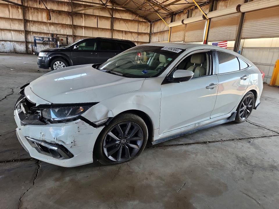 2020 Honda Civic VIN 19XFC1F70LE018120 COPART salvage auction — FRONT END, Az - Cert Of Title - Salvage, sold $5,400 on 2026-09-05 (photo 1)