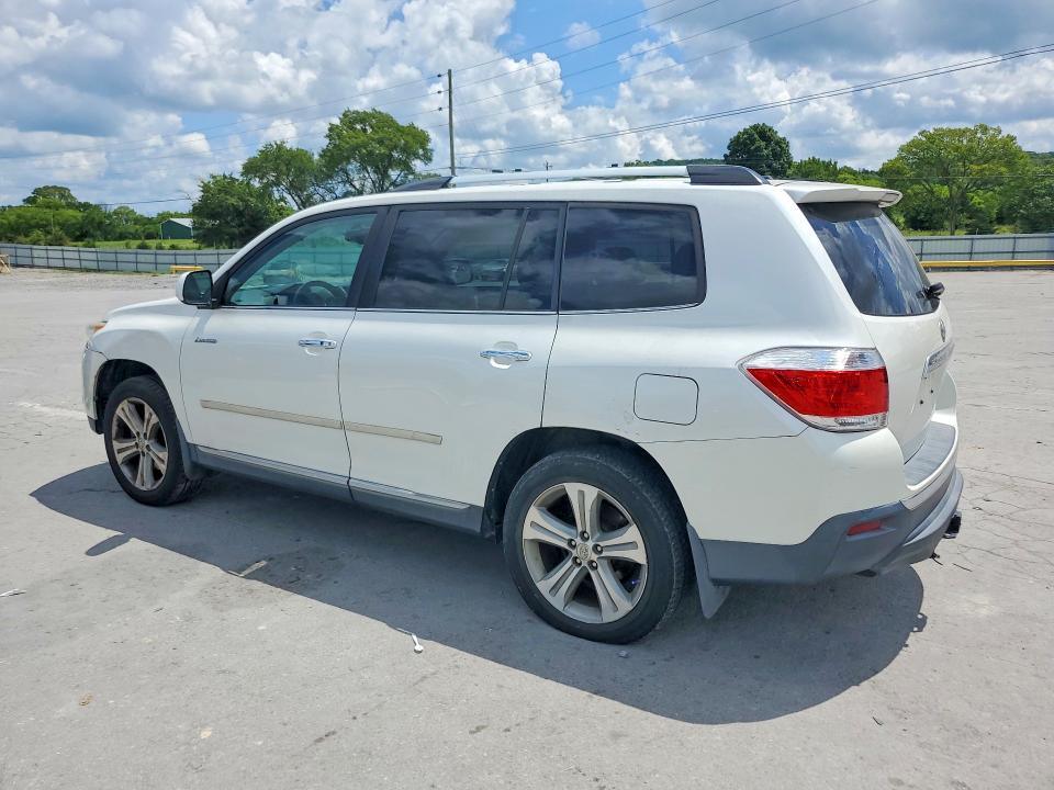 2012 Toyota Highlander VIN 5TDYK3EH4CS060703 COPART salvage auction — MINOR DENT/SCRATCHES, Tx - Dealer Only Clean Title (P), sold $6,300 on 2026-07-29 (photo 2)