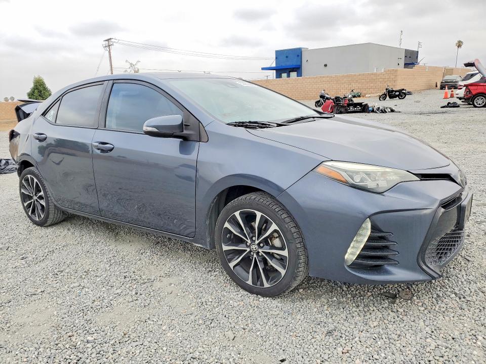 2018 Toyota Corolla VIN 5YFBURHE4JP782215 COPART salvage auction — REAR END, Ca - Salvage Certificate, sold $3,850 on 2026-07-22 (photo 4)