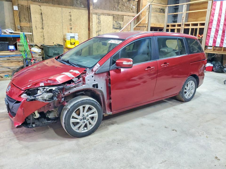 2013 Mazda 5 VIN JM1CW2BL0D0155362 COPART salvage auction — FRONT END, Sd - Certificate Of Title, sold $775 on 2026-09-15 (photo 1)