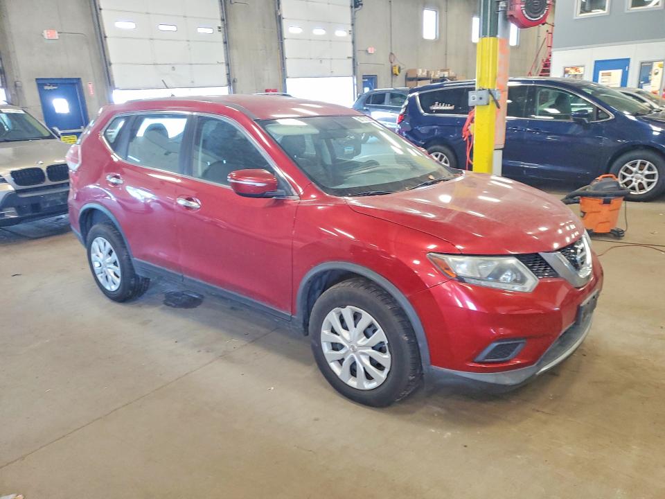 2015 Nissan Rogue VIN KNMAT2MV2FP500304 COPART salvage auction — FRONT END, Mn - Certificate Of Title, sold $525 on 2026-07-28 (photo 4)