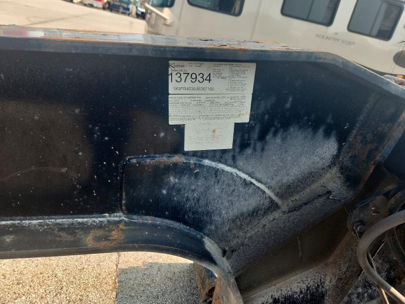 2018 Kenworth Unknown VIN 1K9FR4338JB367190 COPART salvage auction — UNDERCARRIAGE, OH - CERT OF TITLE-SALVAGE, sold $14,400 on 2026-07-30 (photo 8)