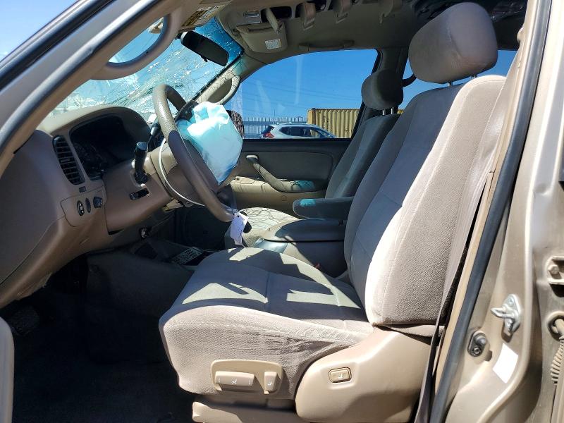 2004 Toyota Sequoia VIN 5TDZT34AX4S238234 COPART salvage auction — FRONT END, Nv - Salvage Title, sold $625 on 2026-07-22 (photo 7)