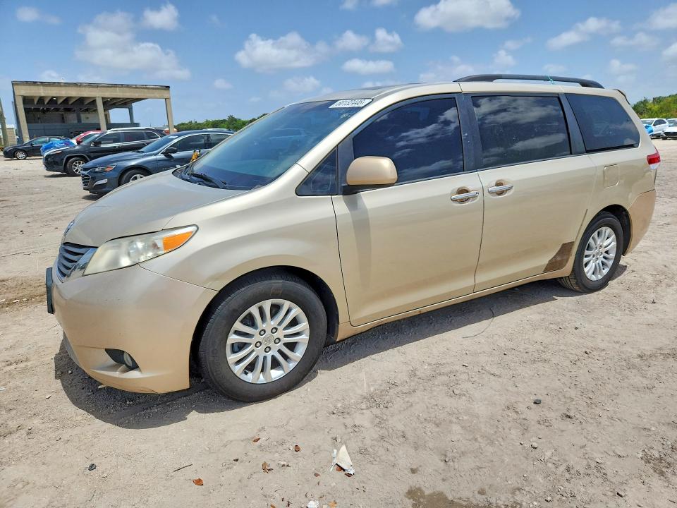 2014 Toyota Sienna VIN 5TDYK3DC7ES456102 COPART salvage auction — MINOR DENT/SCRATCHES, Va - Certificate Of Title, sold $5,200 on 2026-07-28 (photo 1)