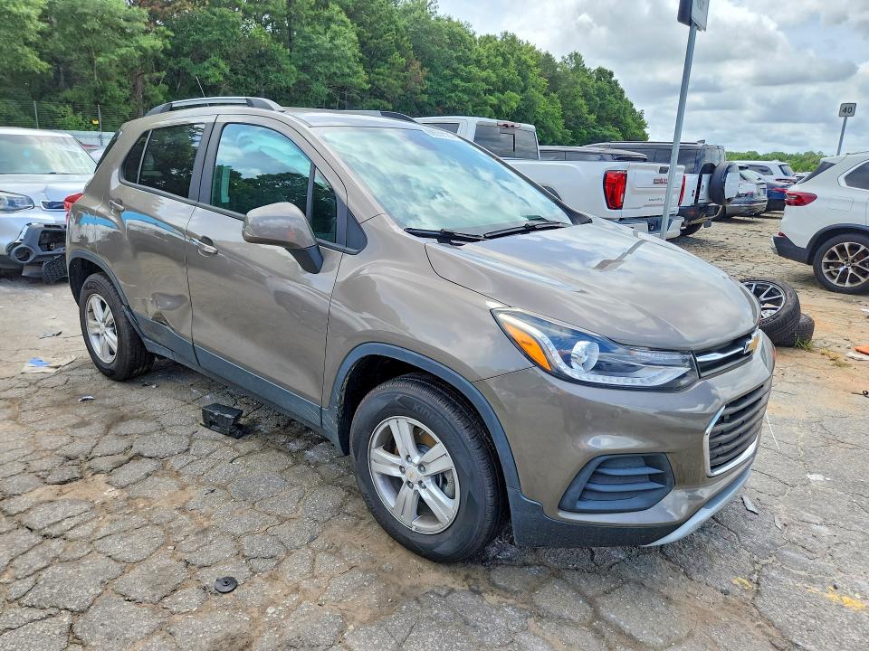 2021 Chevrolet Trax VIN KL7CJPSB9MB349506 COPART salvage auction — SIDE, Ga - Cert Of Title-Salvage, sold $1,400 on 2026-07-31 (photo 4)
