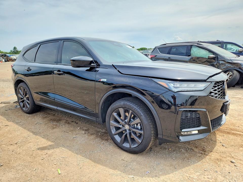 2026 Acura Mdx VIN 5J8YE1H09TL006883 COPART salvage auction — SIDE, Il - Salvage Certificate, sold $23,800 on 2026-09-01 (photo 4)