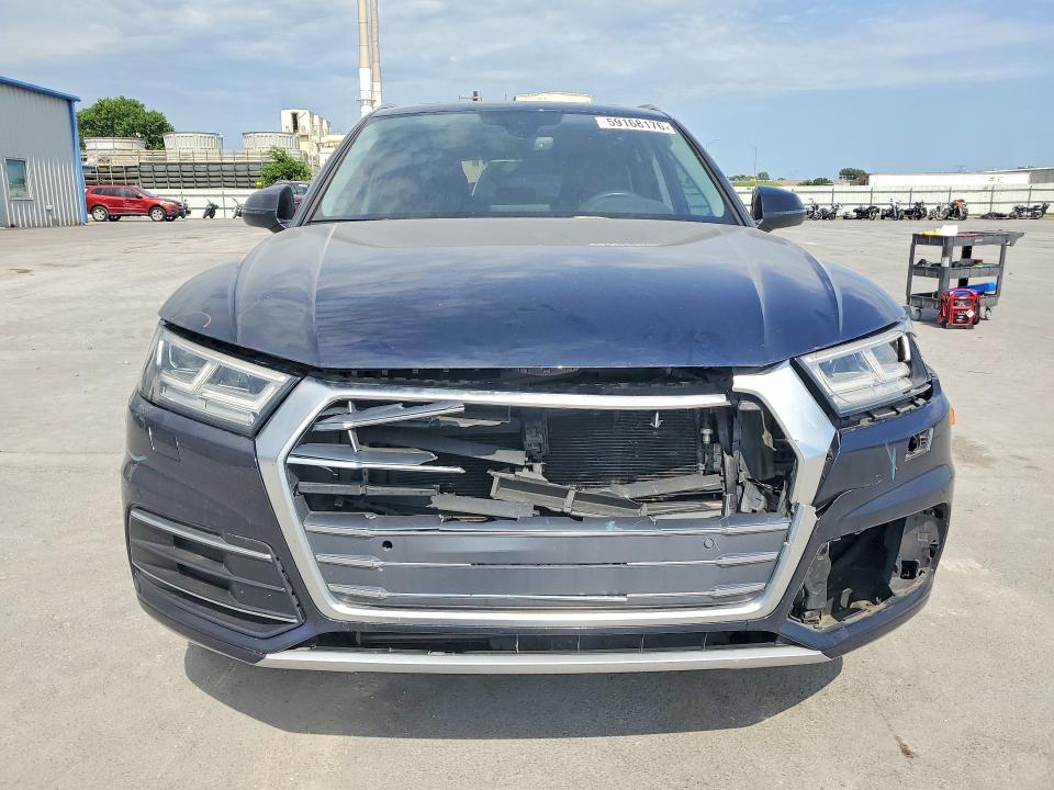 2018 Audi Q5 VIN WA1BNAFY2J2137454 COPART salvage auction — FRONT END, Ok - Cert Of Title-Salvage, sold $8,600 on 2026-07-22 (photo 5)