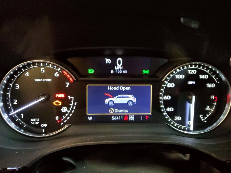 2023 Cadillac Xt5 VIN 1GYKNBR44PZ127667 COPART salvage auction — FRONT END, Mn - Cert Of Title-Salvage, sold $8,600 on 2026-08-24 (photo 9)
