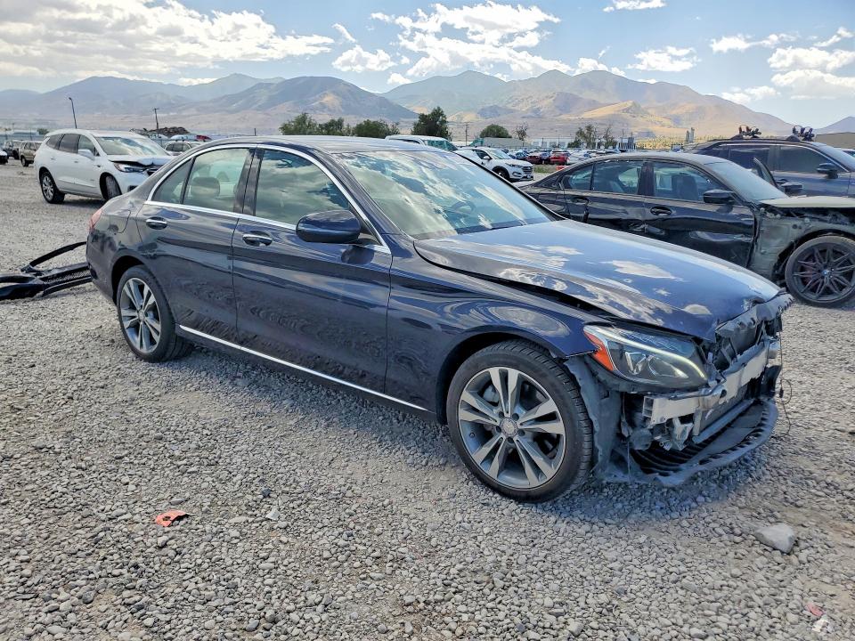 2017 Mercedes-benz C-klasse VIN 55SWF4KB4HU186913 COPART salvage auction — FRONT END, Ut - Salvage Certificate, sold $5,100 on 2026-08-28 (photo 4)