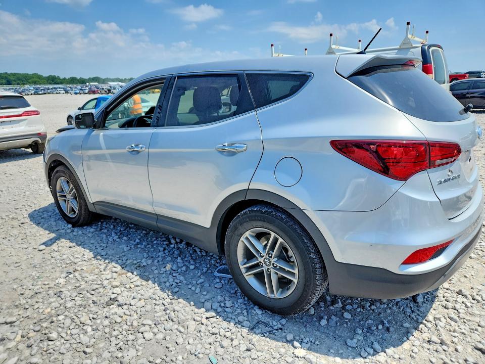2018 Hyundai Santa fe VIN 5XYZTDLB8JG509901 COPART salvage auction — FRONT END, Mi - Certificate Of Title, sold $1,350 on 2026-07-16 (photo 2)