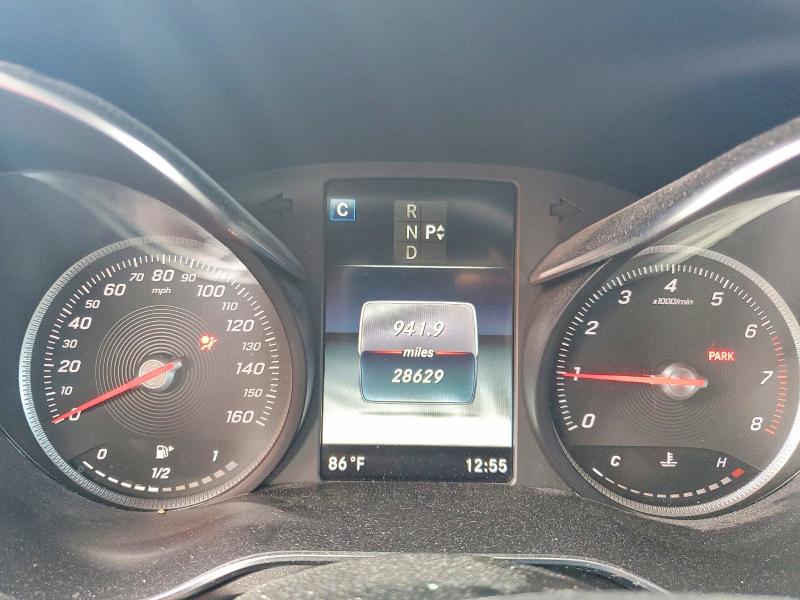 2019 Mercedes-benz Glc VIN WDC0J4KB1KF607053 COPART salvage auction — WATER/FLOOD, Ny - Mv907A-Flood Salvage, sold $15,600 on 2026-08-07 (photo 9)