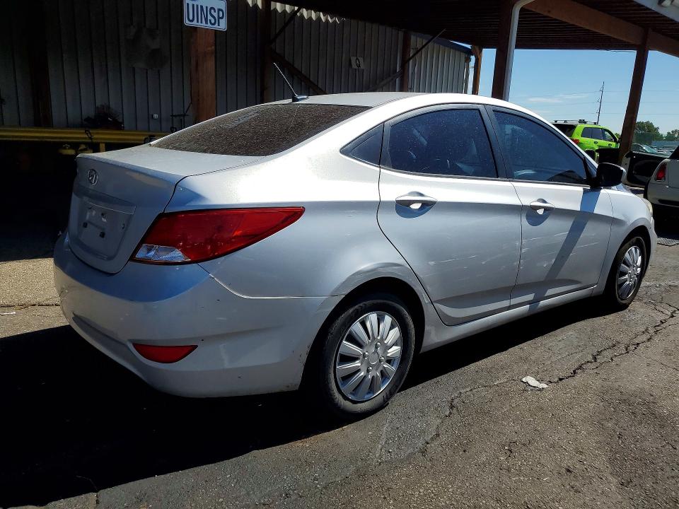 2016 Hyundai Accent VIN KMHCT4AE3GU036608 COPART salvage auction — FRONT END, Co - Public - Salvage Title, sold $675 on 2026-07-14 (photo 3)