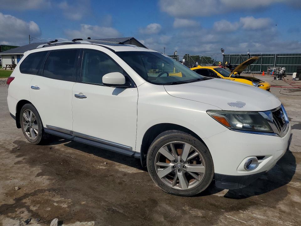 2014 Nissan Pathfinder VIN 5N1AR2MM5EC619424 COPART salvage auction — NORMAL WEAR, Mo - Certificate Of Title, sold $300 on 2026-07-29 (photo 4)