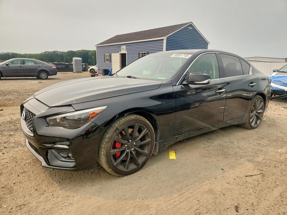 2016 Infiniti Q50 VIN JN1FV7AR1GM451834 COPART salvage auction — SIDE, MA - CERT OF TITLE-RECONSTRCTD COLL, sold $525 on 2026-07-22 (photo 1)