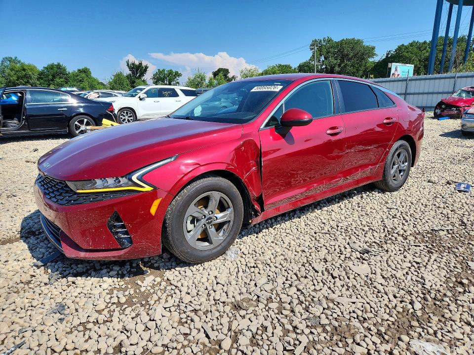 2022 Kia K5 VIN 5XXG14J25NG143020 COPART salvage auction — SIDE, Il - Salvage Certificate, sold $4,150 on 2026-07-31 (photo 1)