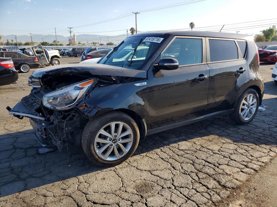 2017 Kia Soul VIN KNDJP3A58H7439008 COPART salvage auction — FRONT END, Ca - Salvage Certificate, sold $1,100 on 2026-07-30 (photo 1)