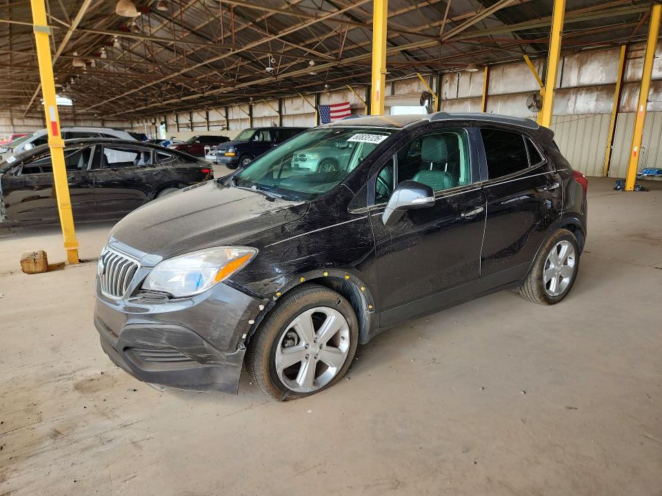 2016 Buick Encore VIN KL4CJASB6GB653858 COPART salvage auction — FRONT END, Az - Cert Of Title - Salvage, sold $1,350 on 2026-07-22 (photo 1)