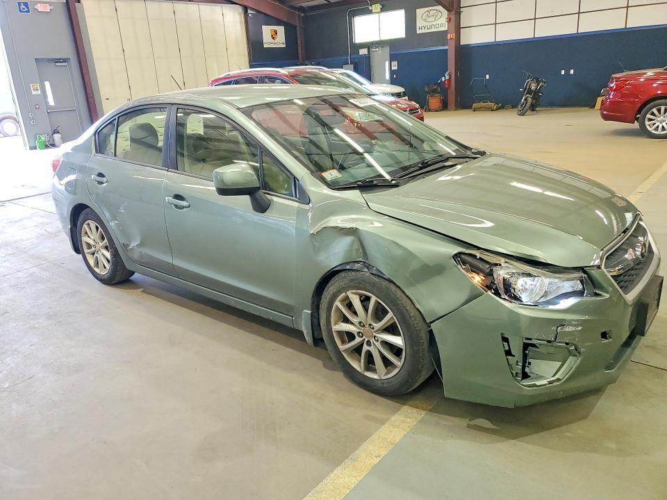2014 Subaru Impreza VIN JF1GJAC65EH018283 COPART salvage auction — FRONT END, MA - CERT OF TITLE-SALVAGE, sold $525 on 2026-07-16 (photo 4)