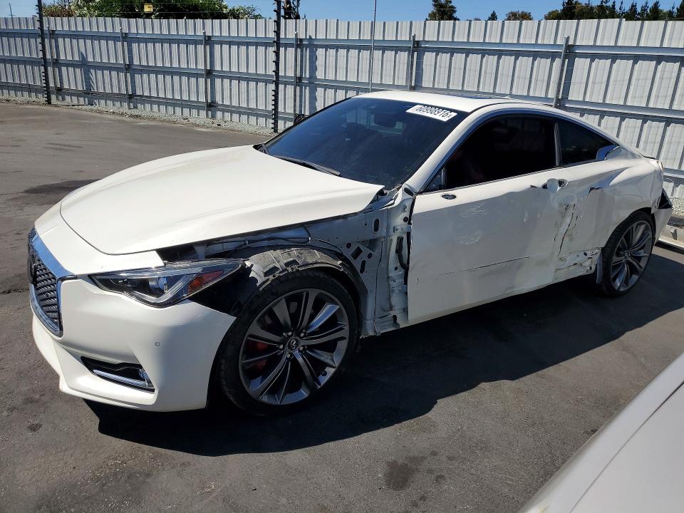 2019 Infiniti Q60 VIN JN1FV7EK2KM360058 — COPART salvage auction photo