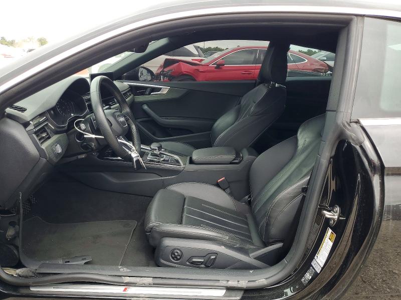 2022 Audi A5 VIN WAUSAAF56NA027846 COPART salvage auction — FRONT END, Wv - Certificate Of Title (P), sold $9,000 on 2026-10-16 (photo 7)
