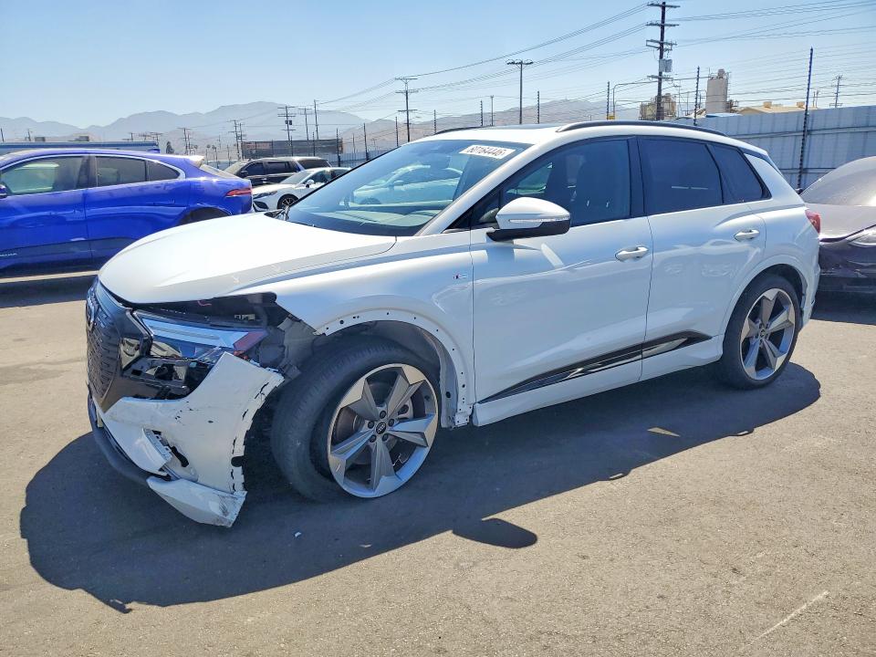 2024 Audi Q4 e-tron VIN WA1LUBFZ1RP084606 COPART salvage auction — FRONT END, Ca - Salvage Certificate, sold $17,400 on 2026-07-22 (photo 1)