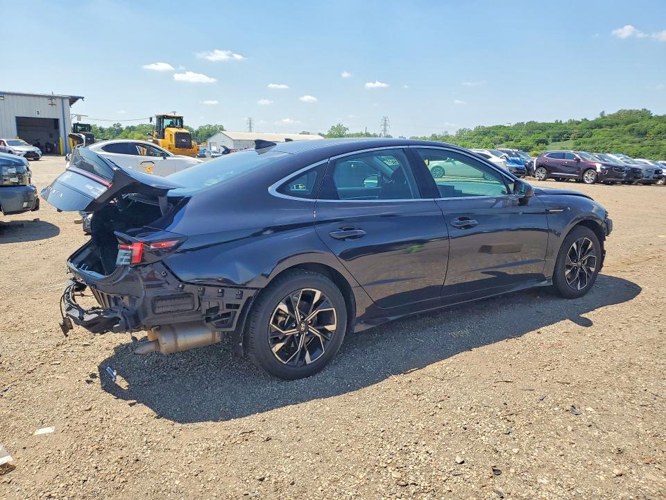 2024 Hyundai Sonata VIN KMHL64JAXRA391462 COPART salvage auction — FRONT END, IL - SALVAGE CERTIFICATE (P), sold $3,850 on 2026-07-13 (photo 3)