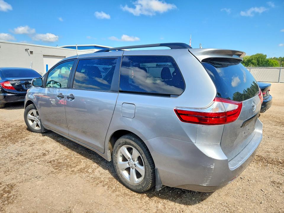 2016 Toyota Sienna VIN 5TDZK3DC7GS714125 COPART salvage auction — SIDE, ON - PERMIT NO BRAND - UNFIT, sold $1,100 on 2026-07-30 (photo 2)
