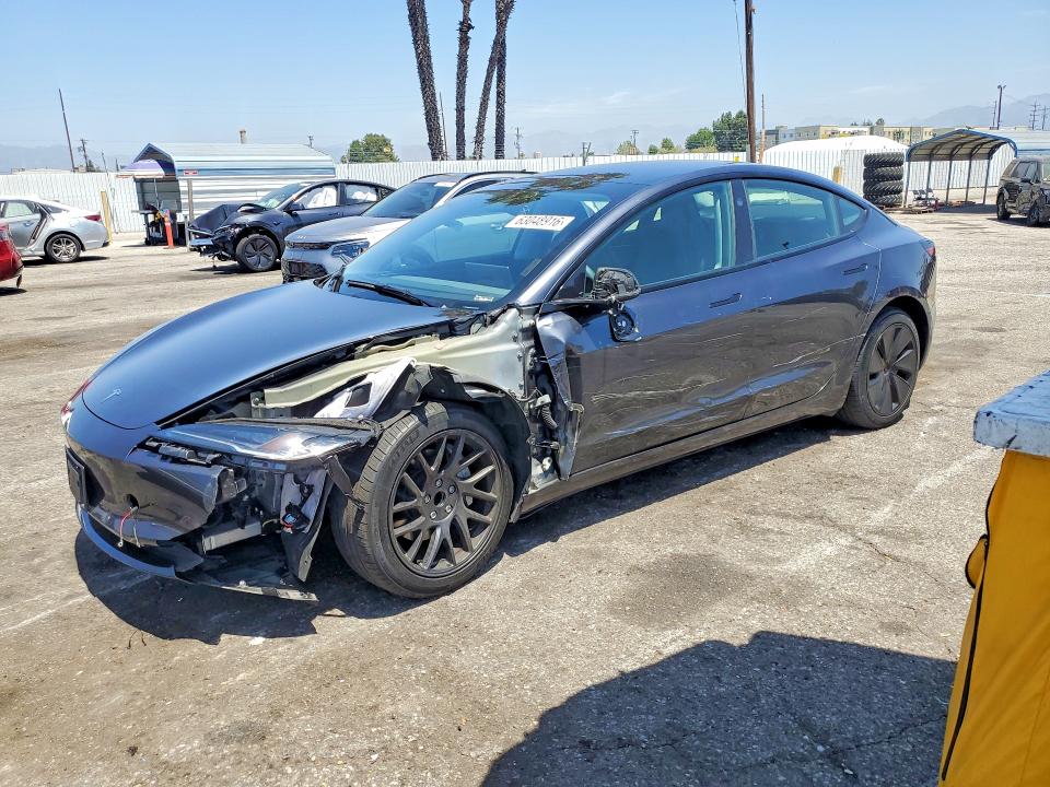 2025 Tesla Model 3 VIN 5YJ3E1EAXSF030410 — COPART salvage auction photo