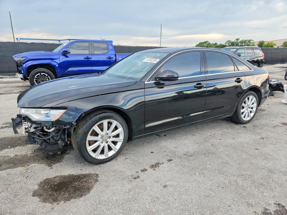 2015 Audi A6 VIN WAUCFAFC3FN015474 COPART salvage auction — MECHANICAL, Fl - Certificate Of Title (P), sold $3,800 on 2026-07-30 (photo 1)