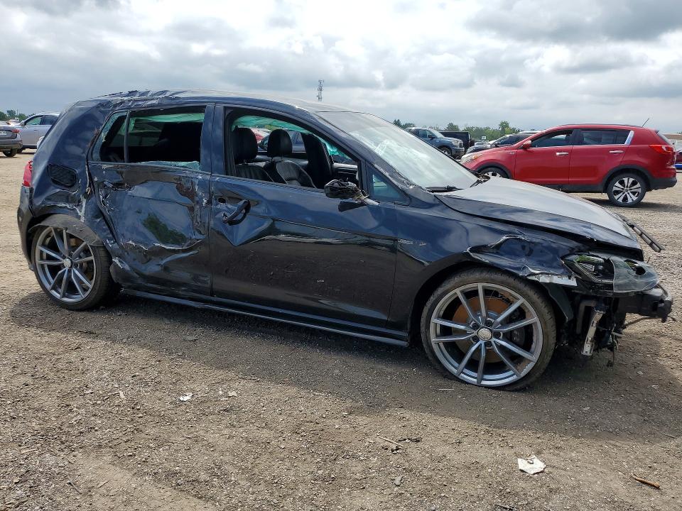 2019 Volkswagen Golf r VIN WVWVA7AU9KW169771 COPART salvage auction — FRONT END, ON - PERMIT SALVAGE, sold $525 on 2026-07-23 (photo 4)