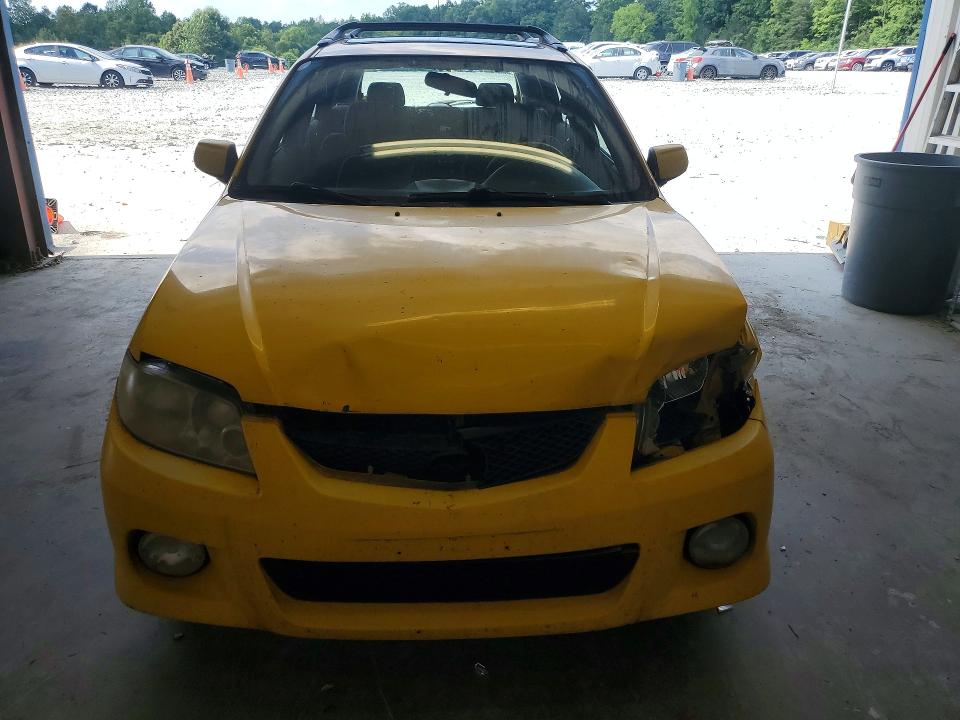2002 Mazda Protege VIN JM1BJ245521590524 COPART salvage auction — FRONT END, Nc - Salvage Certificate Of Title, sold $150 on 2026-07-29 (photo 5)