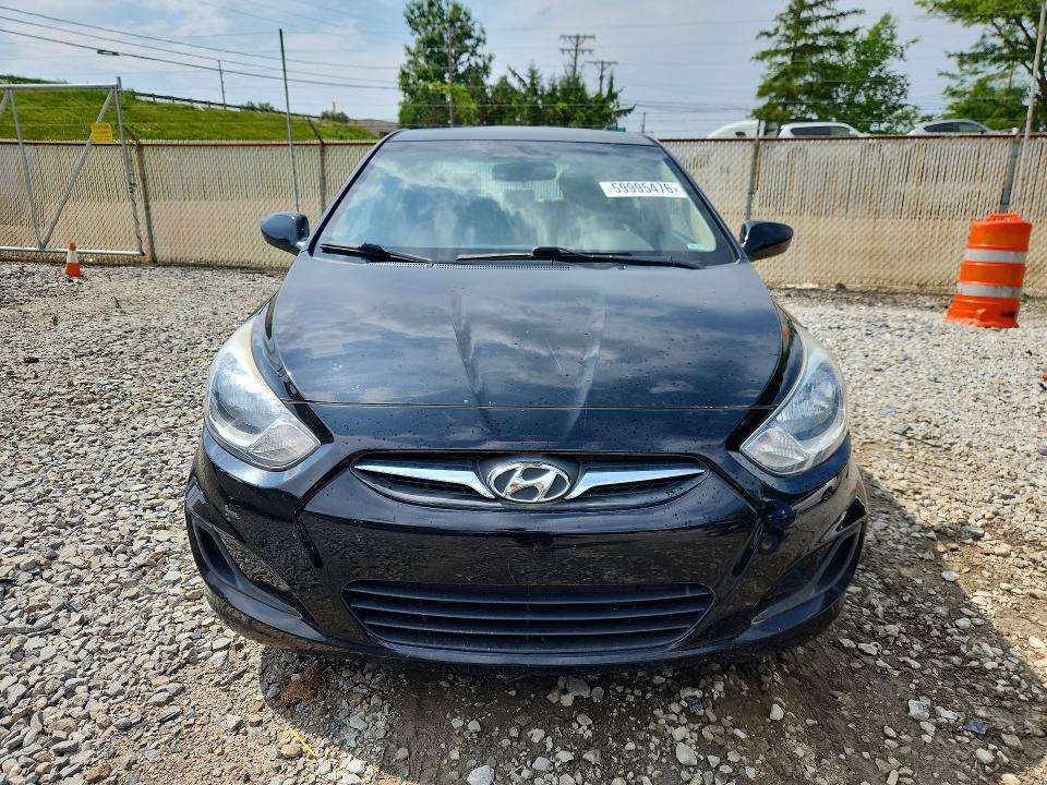 2013 Hyundai Accent VIN KMHCT4AE7DU584901 COPART salvage auction — MECHANICAL, Oh - Certificate Of Title, sold $250 on 2026-07-22 (photo 5)