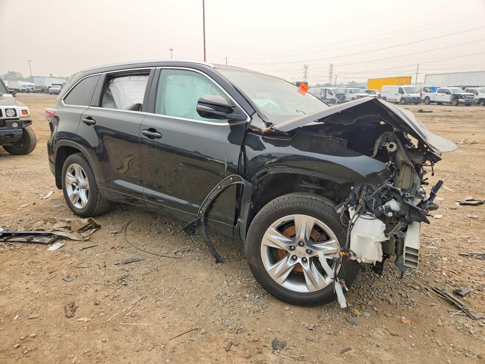 2015 Toyota Highlander VIN 5TDDKRFH1FS081318 COPART salvage auction — FRONT END, MI - DEALER ONLY CLEAN TITLE, sold $375 on 2026-07-24 (photo 4)