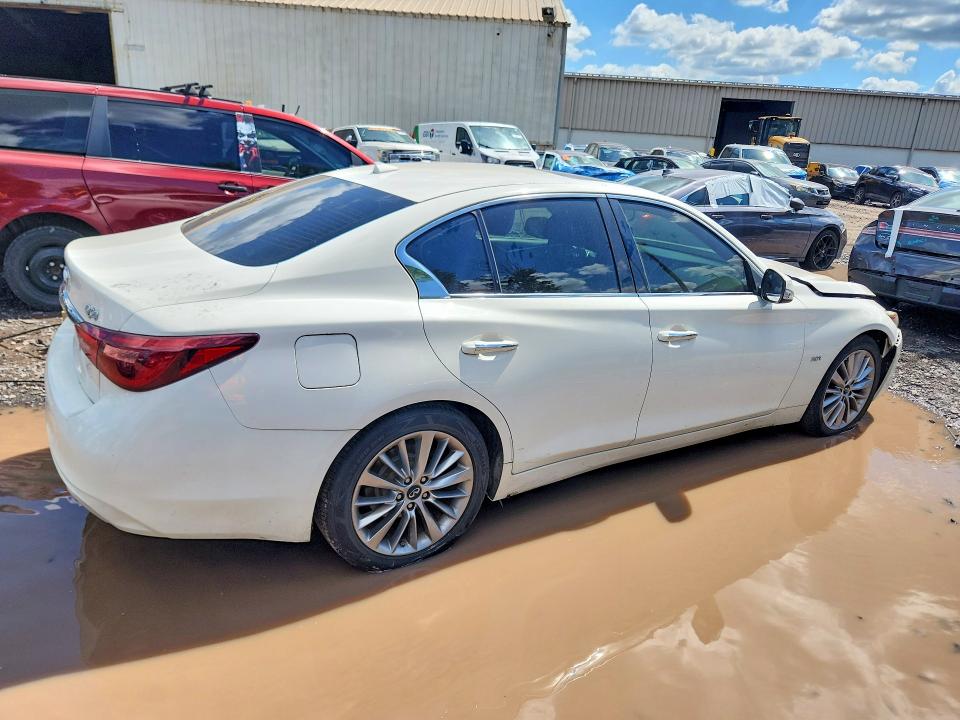 2018 Infiniti Q50 VIN JN1EV7AR8JM440638 COPART salvage auction — VANDALISM, Pa - Certificate Of Salvage, sold $15 on 2026-07-29 (photo 3)