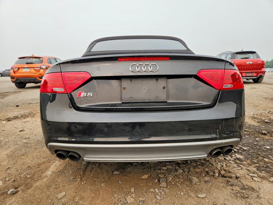 2015 Audi S5 VIN WAUCGAFH6FN009242 COPART salvage auction — MECHANICAL, PA - CERT OF TITLE (P), sold $9,300 on 2026-07-24 (photo 6)