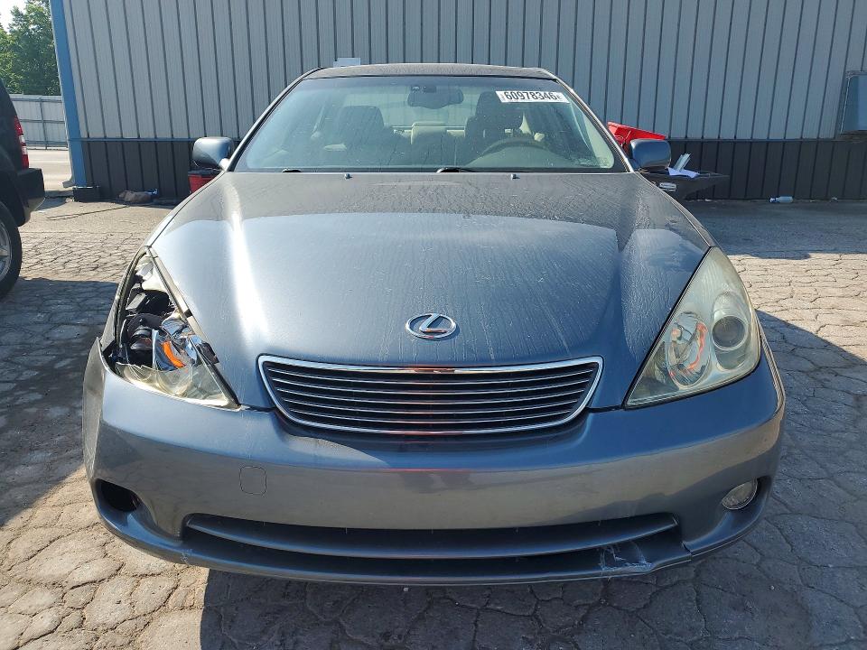 2005 Lexus ES VIN JTHBA30G755095752 COPART salvage auction — FRONT END, Pa - Certificate Of Salvage, sold $575 on 2026-07-27 (photo 5)