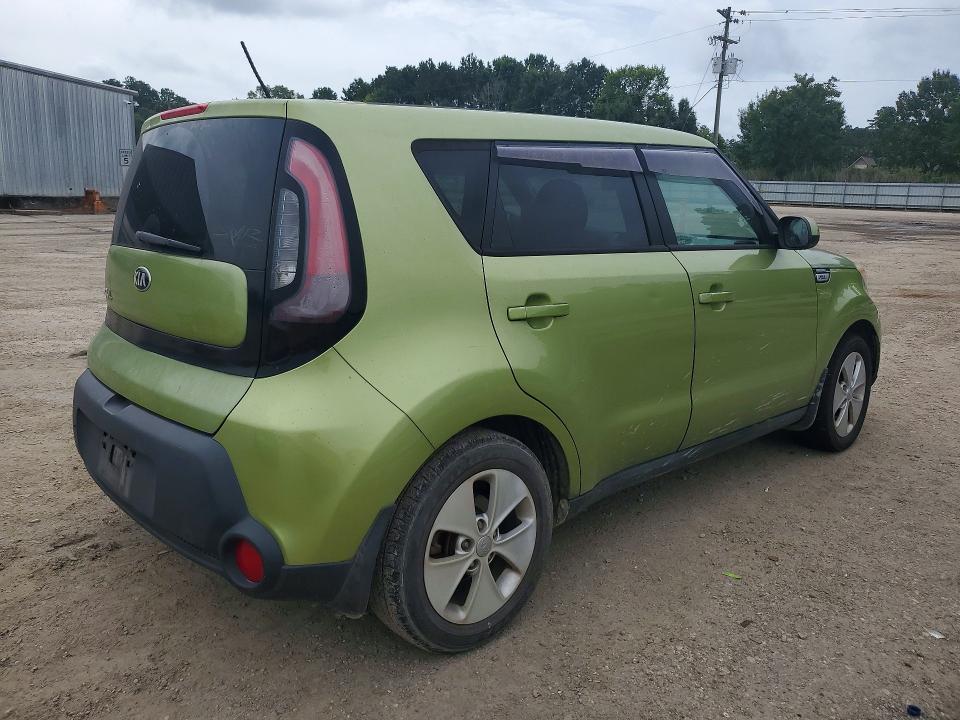 2015 Kia Soul VIN KNDJN2A24F7752138 COPART salvage auction — SIDE, LA - CERT OF TITLE-SALVAGE, sold $975 on 2026-07-31 (photo 3)