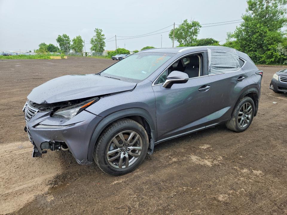 2018 Lexus Nx VIN JTJBARBZ9J2177378 COPART salvage auction — FRONT END, Qc - Gravement Accidente, sold $9,300 on 2026-08-25 (photo 1)
