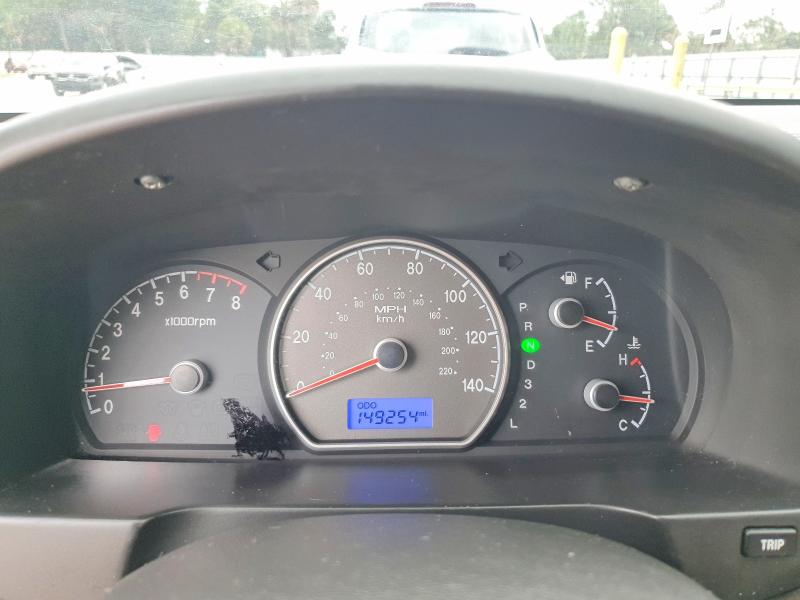 2007 Hyundai Elantra VIN KMHDU46D47U223745 COPART salvage auction — FRONT END, FL - CERT OF TITLE SLVG REBUILDABLE, sold $450 on 2026-07-22 (photo 9)